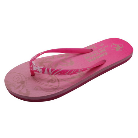 PVC strap rubber sole flip flops